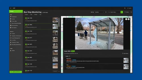 Luminator introducerar den första AI-tekniken i sitt slag som ser, bedömer och rapporterar om skick och renlighet vid busshållplatser