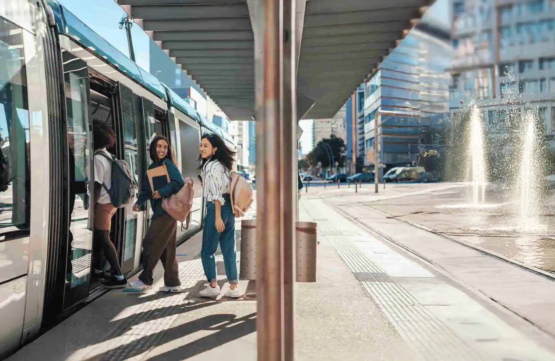 Påstigningsräcke för passagerare